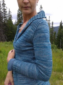 Raindrop Cardigan from the side